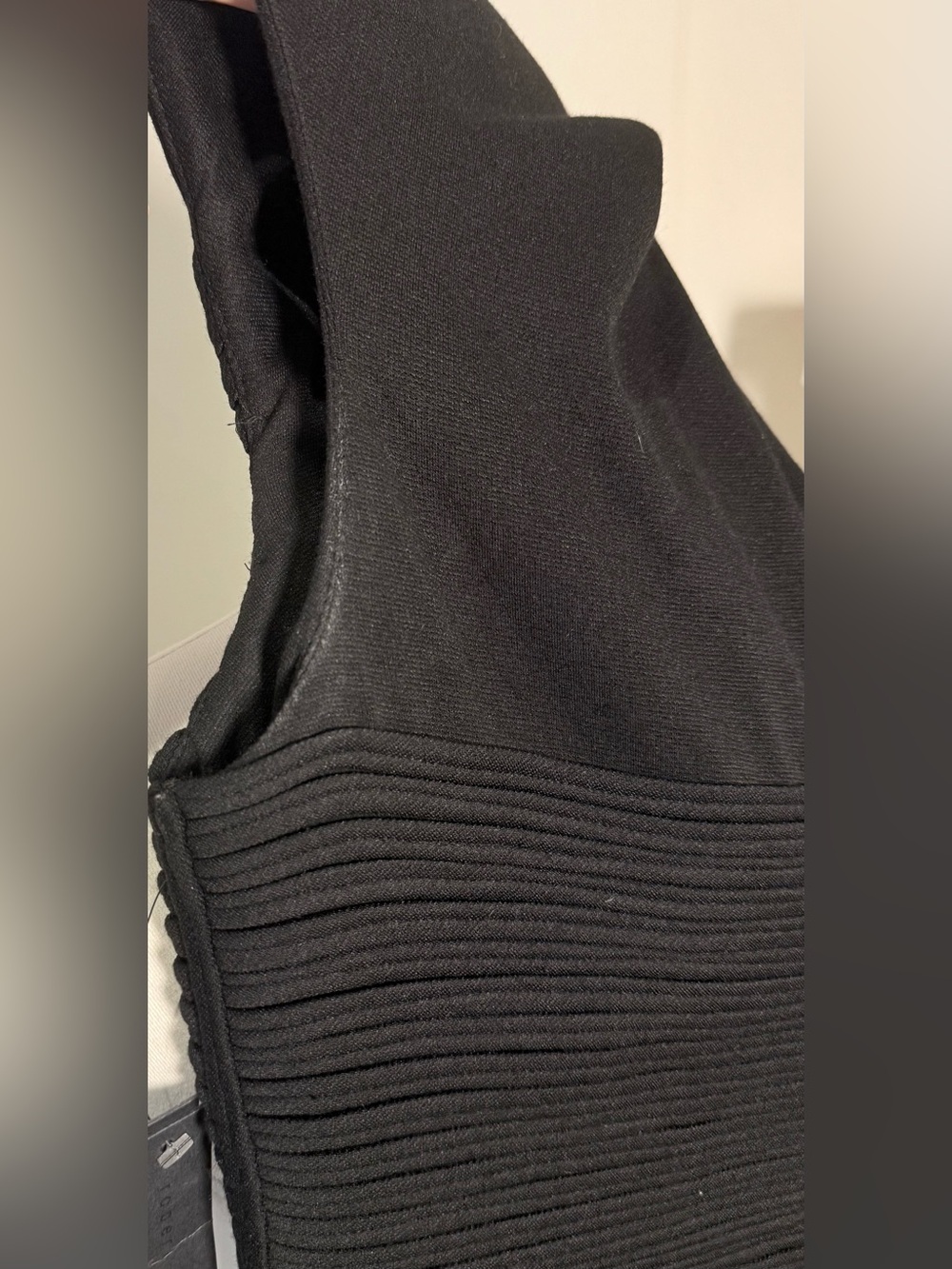 NWT - Robert Rodriguez Ribbed Bandage Bodycon Dress Black Size 10 - Picture 11 of 11
